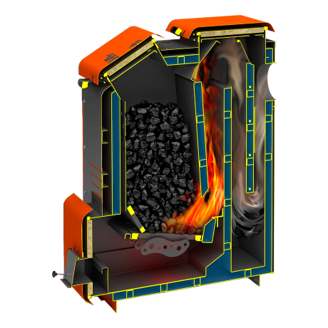 Куппер МЕГА-32 - твердотопливный котел