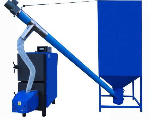 ТЕПЛОКАСТО TKS-ПФ 25 кВт - котел автоматический угольный (пеллетный)