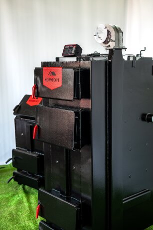 Комфорт Практик 40кВт - котел твердотопливный длительного горения