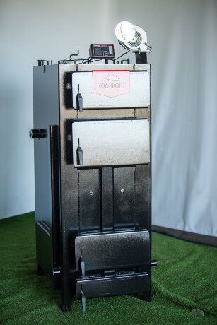 Комфорт Практик 40кВт - котел твердотопливный длительного горения