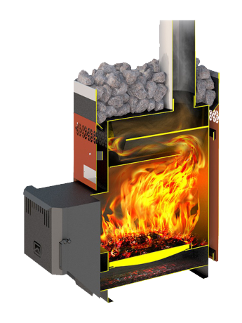 Теплодар Русь 9 - печь для бани дровяная