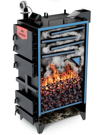 Комфорт Практик 80кВт - котел твердотопливный длительного горения