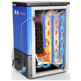 Прометей-80М-5 80 кВт - твердотопливный котел