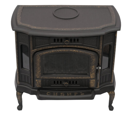 НМК Сибирь-10 - чугунная печь-камин