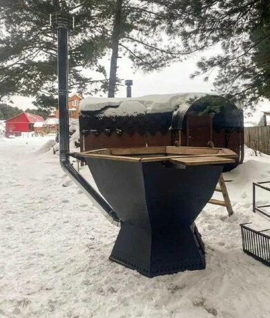 Чан Чаныч (2 персоны) - mini банный чан с ветрозащитой