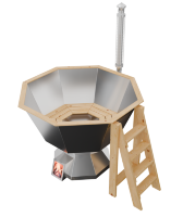 МАТЕА (4-6 персон) - банный чан с интегрированной печью из сосны