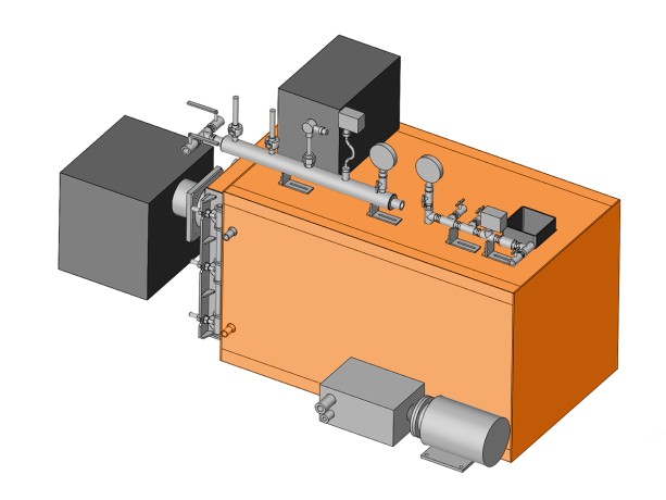 ОБНИТ КП 3000 - змеевиковый дизельный парогенератор