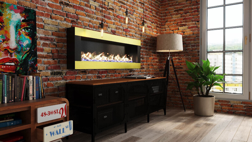 Русский огонь Голд 1500N - биокамин настенный