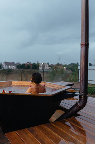 Чан Чаныч (4-6 персон) - банный чан с ветрозащитой