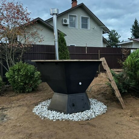 Чан Чаныч (4-6 персон) - банный чан с ветрозащитой