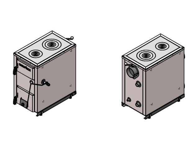 SAKOVICH MADERA 16 - котел твердотопливный с варочной поверхностью