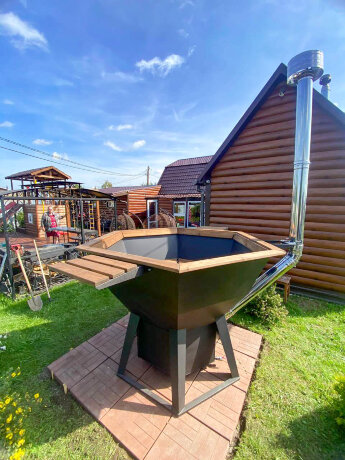 Чан Чаныч (4-6 персон) - банный чан с водяным контуром