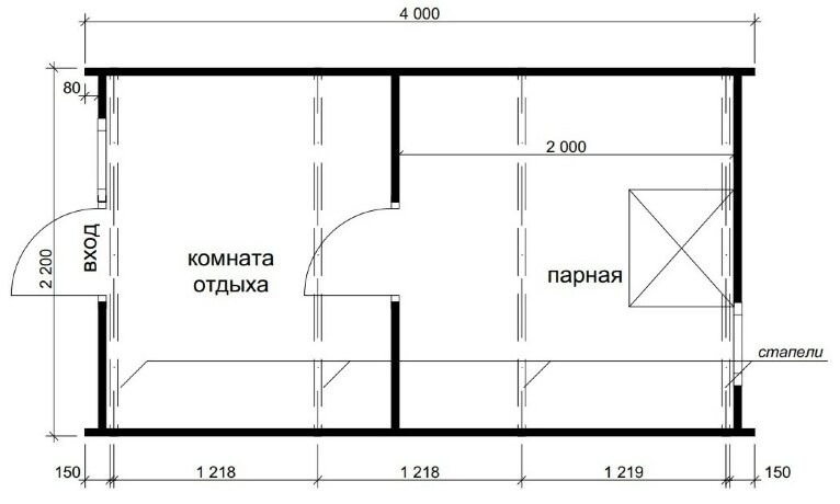 Алтайские мастера - баня-бочка длиной 4 метра и диаметром 2,2 метра