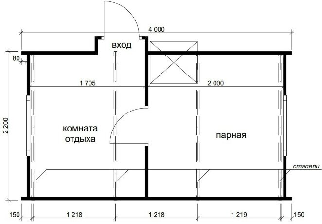 Алтайские мастера - баня-бочка длиной 4 метра и диаметром 2,2 метра