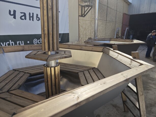 Чан Чаныч (6-8 персон) - банный чан с водяным контуром