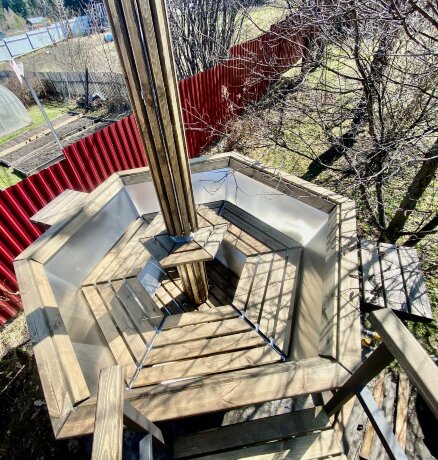 Чан Чаныч (6-8 персон) - банный чан с водяным контуром