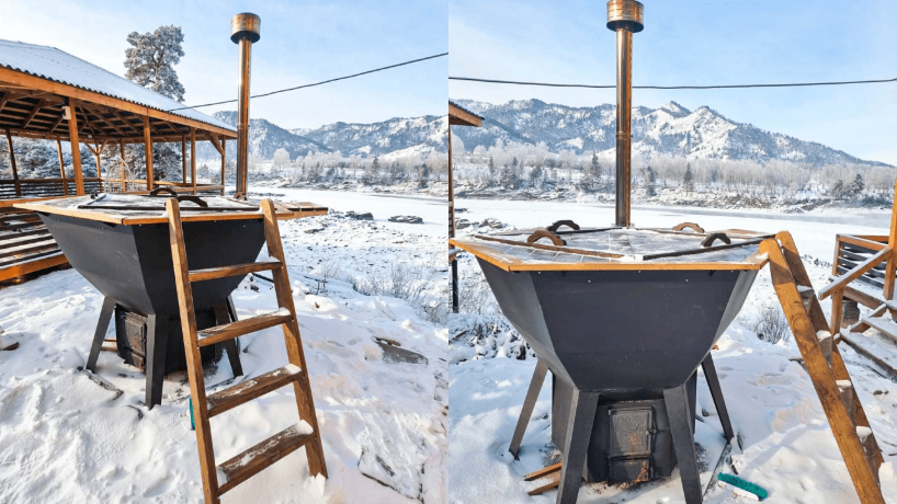 Чан Чаныч (6-8 персон) - банный чан с водяным контуром