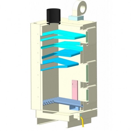 Hot Dragon Auto 100 - полуавтоматический твердотопливный котел