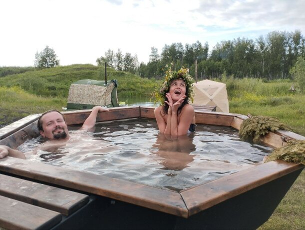 Чан Чаныч (6-8 персон) - банный чан под открытый огонь