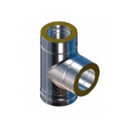 Сэндвич тройник 90 нерж.нерж. d 200/280 0,5мм/0,5мм