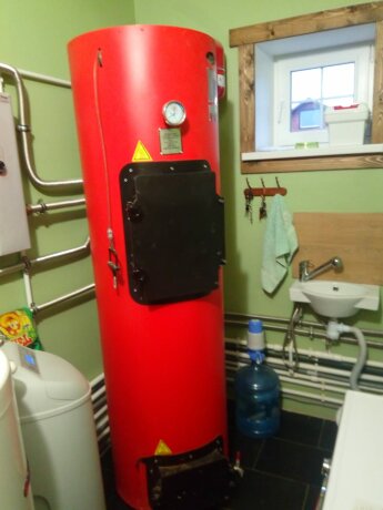 Медведь Comfort 30 - дровяной котел длительного горения