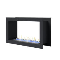 Русский огонь Честер 700 - сквозной биокамин встраиваемый