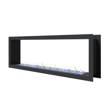 Русский огонь Честер 1500 - сквозной биокамин встраиваемый