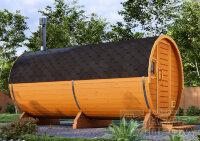 КедрПром - баня-бочка из кедра длиной 4,5 метра