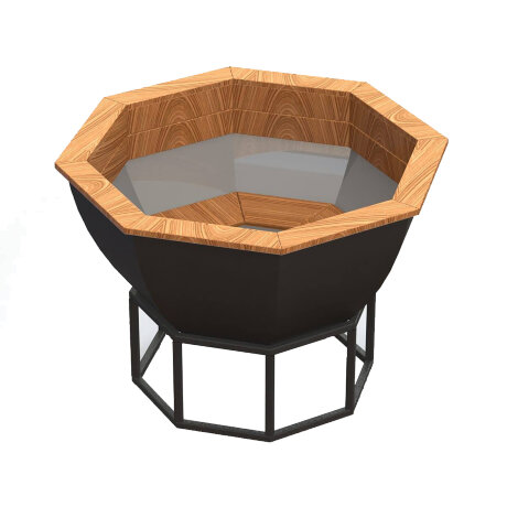 GORKUN (4-6 персон) - банный чан на подставке