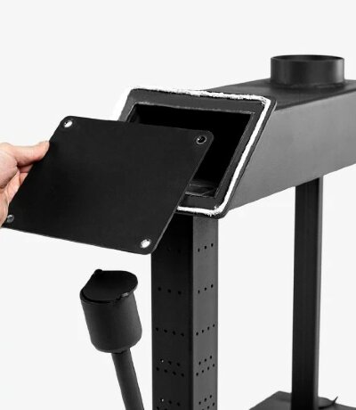 Теплуша 10 кВт - печь на отработке