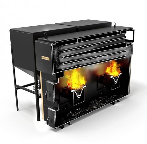 KOLOSS PRO AUTO 150 - котел автоматический угольно-пеллетный