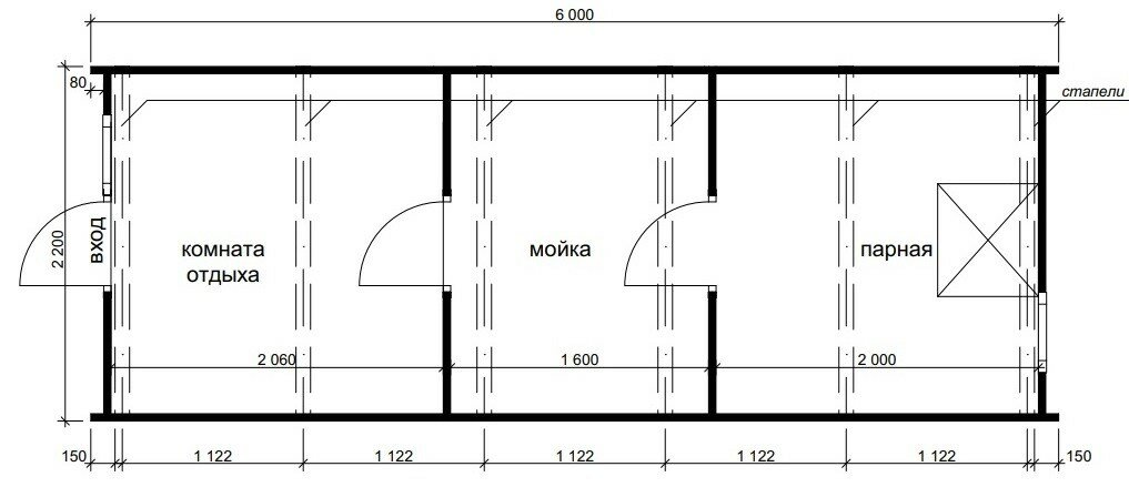 Алтайские мастера - баня-бочка длиной 6 метров и диаметром 2,2 метра