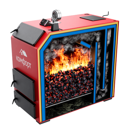 Комфорт Классик Premium 20кВт - котел твердотопливный длительного горения