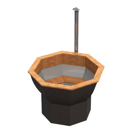 GORKUN (7-10 персон) - банный чан на подставке с ветрозащитой