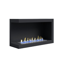 Русский огонь Честер 700 - угловой биокамин встраиваемый левый