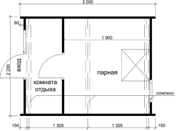 Алтайские мастера - баня-бочка длиной 3 метра и диаметром 2,2 метра