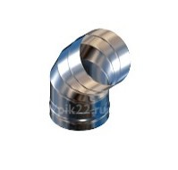 Колено нерж. угол 45 d 180 0,5мм