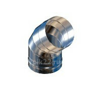 Колено нерж. угол 45 d 180 0,5мм