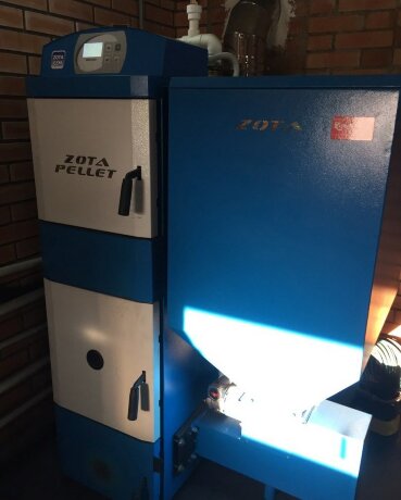 ZOTA Pellet 15S - котел пеллетный автоматический