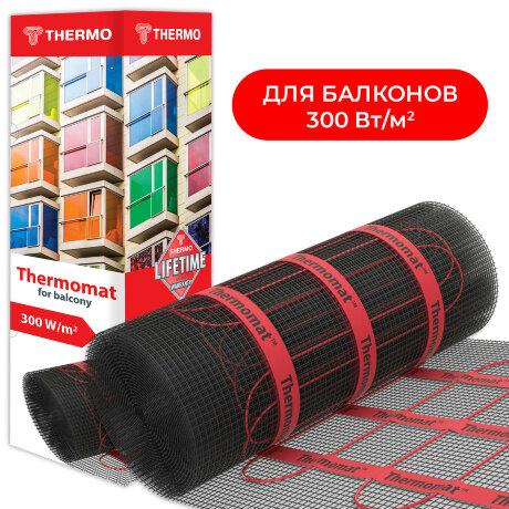 Thermomat TVK 300 BL, 3 кв.м. - греющий мат для балконов и лоджий