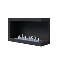 Русский огонь Честер 700 - угловой биокамин встраиваемый правый