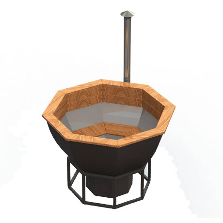 GORKUN (4-6 персон) - банный чан с приварной печью на подставке