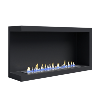 Русский огонь Честер 1000 - угловой биокамин встраиваемый левый