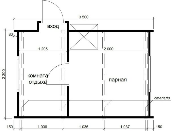 Алтайские мастера - баня-бочка длиной 3,5 метра и диаметром 2,2 метра