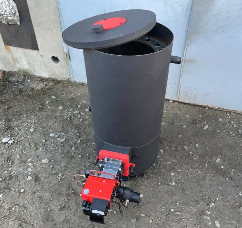 Интеграл 120 - котел на отработке полуавтоматический