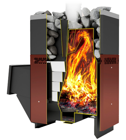 Теплодар Русь 12 - печь для бани дровяная