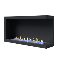 Русский огонь Честер 1000 - угловой биокамин встраиваемый правый