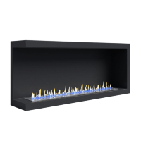 Русский огонь Честер 1200 - угловой биокамин встраиваемый левый