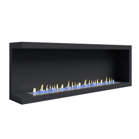 Русский огонь Честер 1500 - угловой биокамин встраиваемый левый