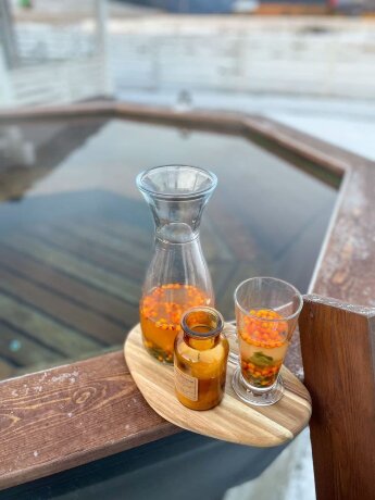 ChanOne (8-10 персон) - банный чан на подставке с печью